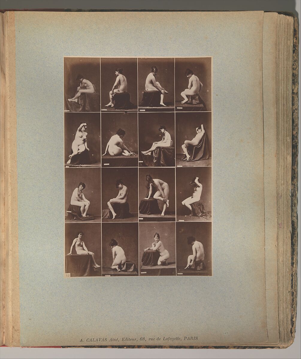 Album d'Études–Poses, Louis Igout (French, 1837–1881), Albumen silver prints from glass negatives