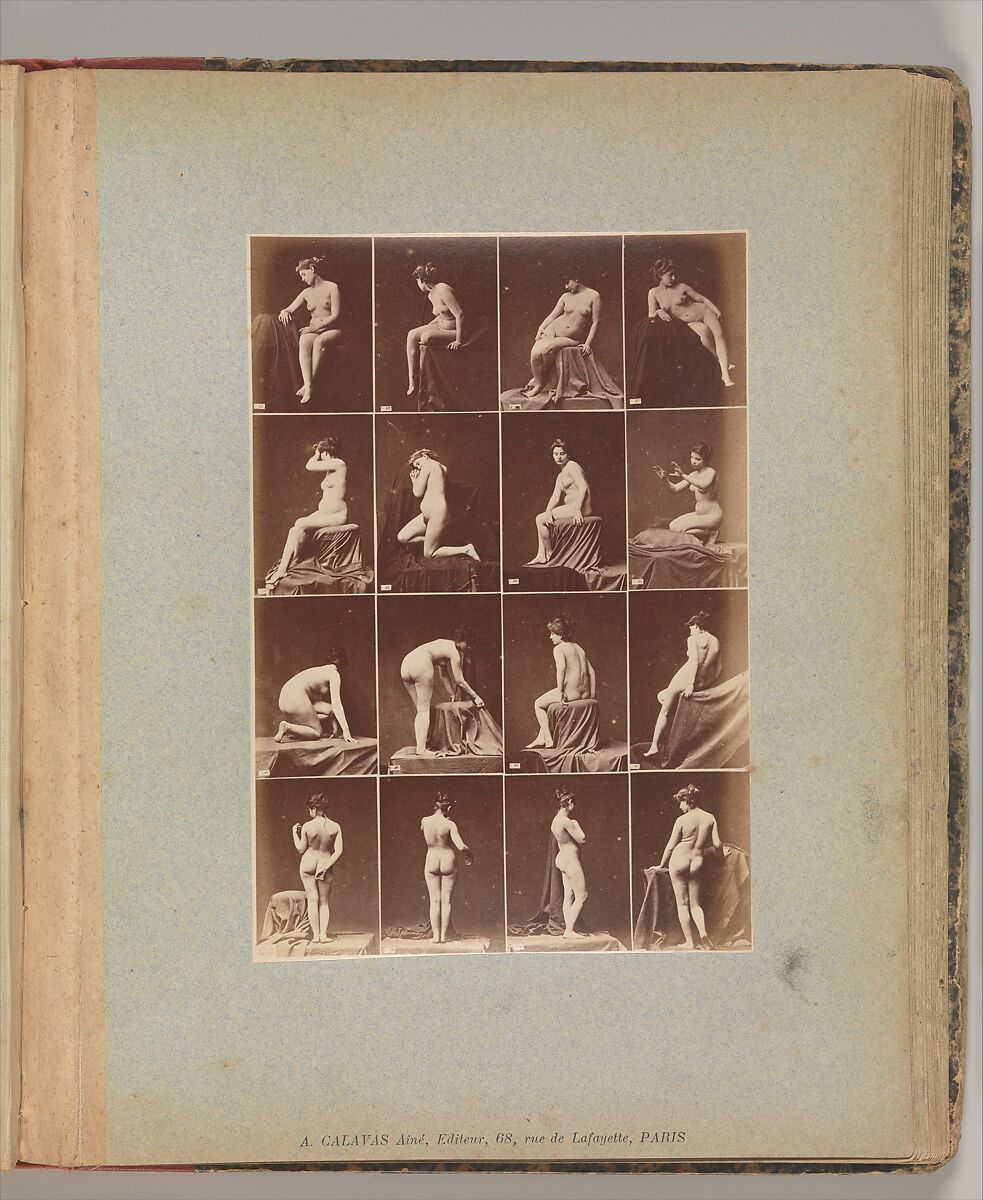 Album d'Études–Poses, Louis Igout (French, 1837–1881), Albumen silver prints from glass negatives