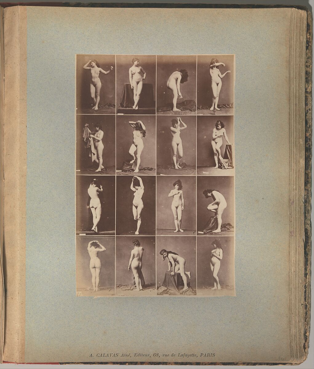 Album d'Études–Poses, Louis Igout (French, 1837–1881), Albumen silver prints from glass negatives