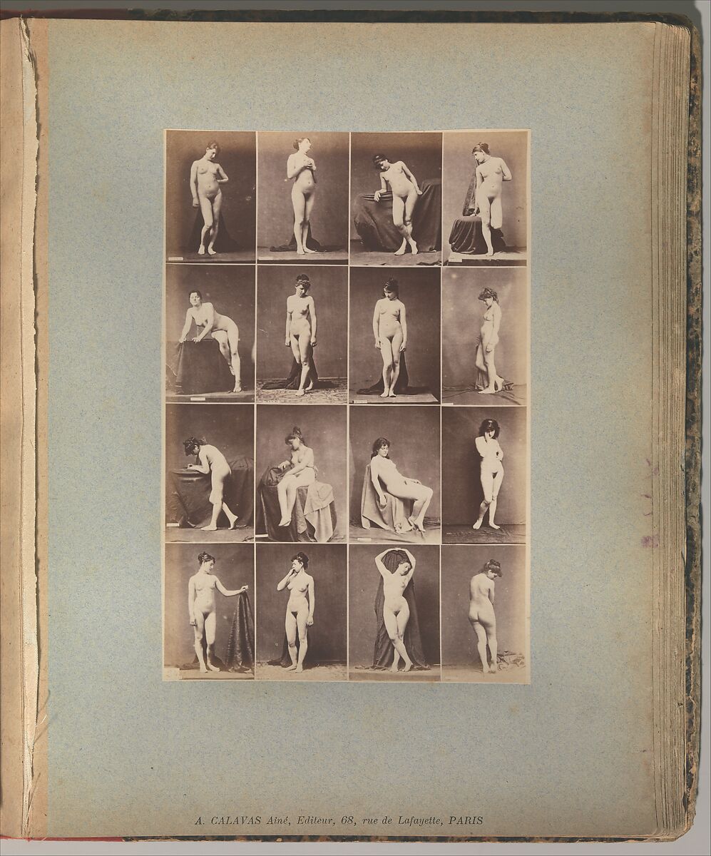 Album d'Études–Poses, Louis Igout (French, 1837–1881), Albumen silver prints from glass negatives