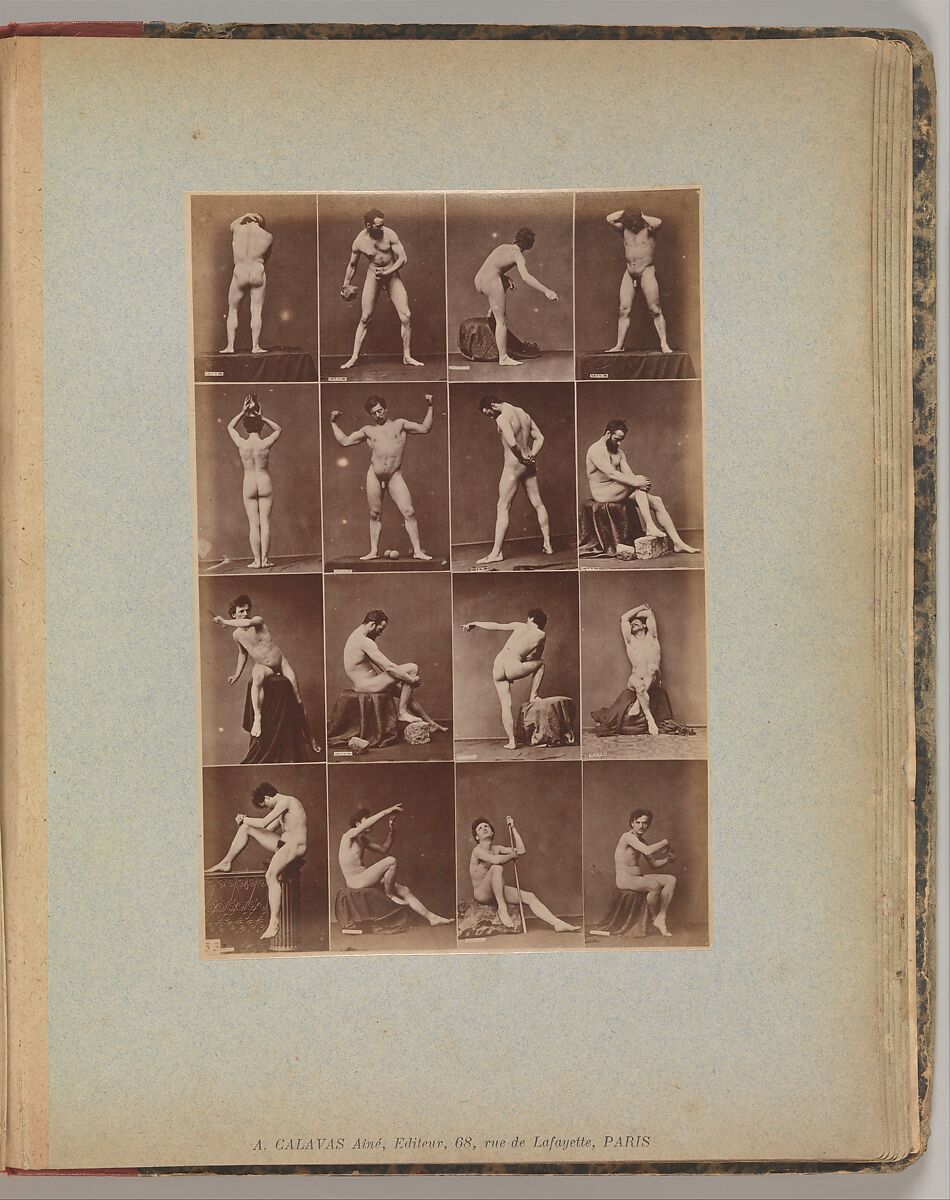 Album d'Études–Poses, Louis Igout (French, 1837–1881), Albumen silver prints from glass negatives