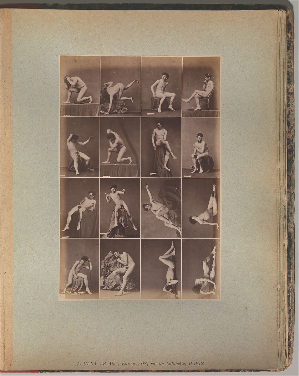 Album d'Études–Poses, Louis Igout (French, 1837–1881), Albumen silver prints from glass negatives