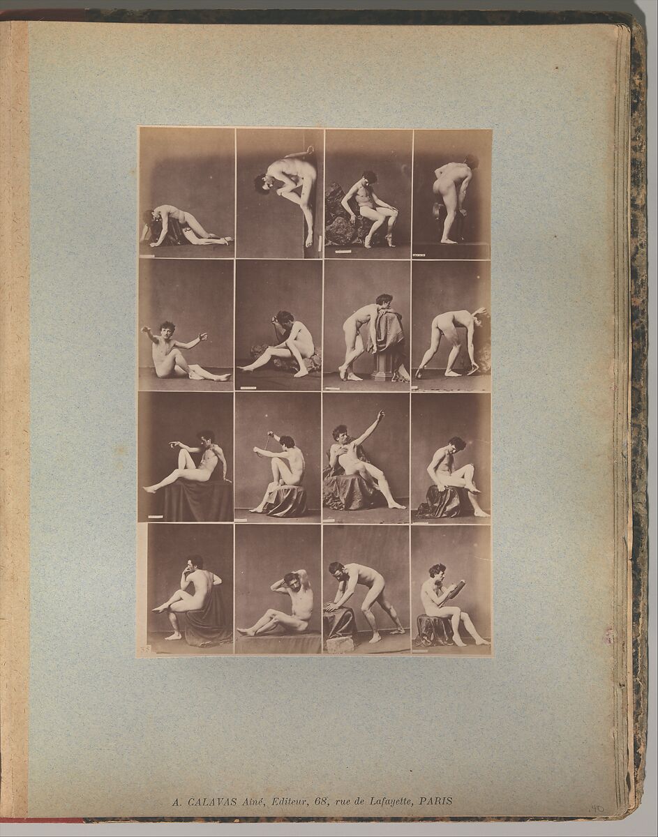 Album d'Études–Poses, Louis Igout (French, 1837–1881), Albumen silver prints from glass negatives
