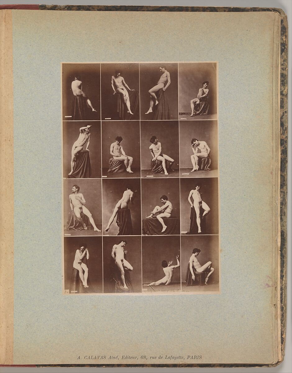 Album d'Études–Poses, Louis Igout (French, 1837–1881), Albumen silver prints from glass negatives