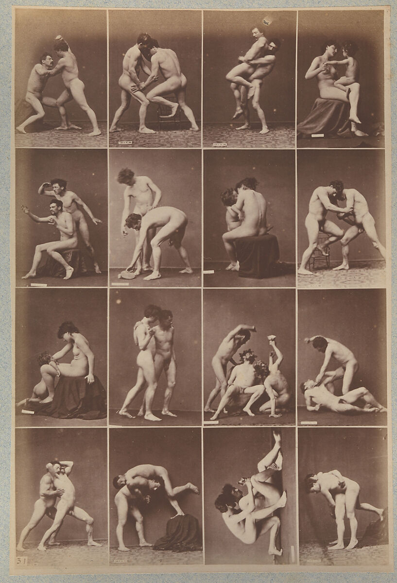 Album d'Études–Poses, Louis Igout (French, 1837–1881), Albumen silver prints from glass negatives