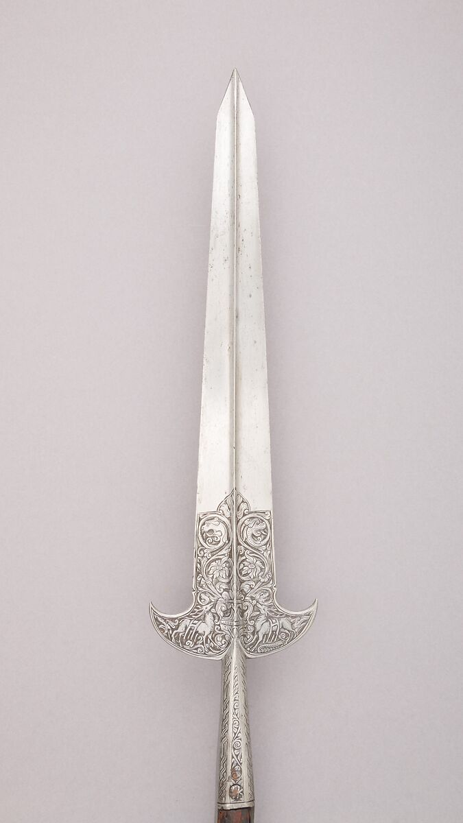 Partisan, Steel, wood (ash), gold, French