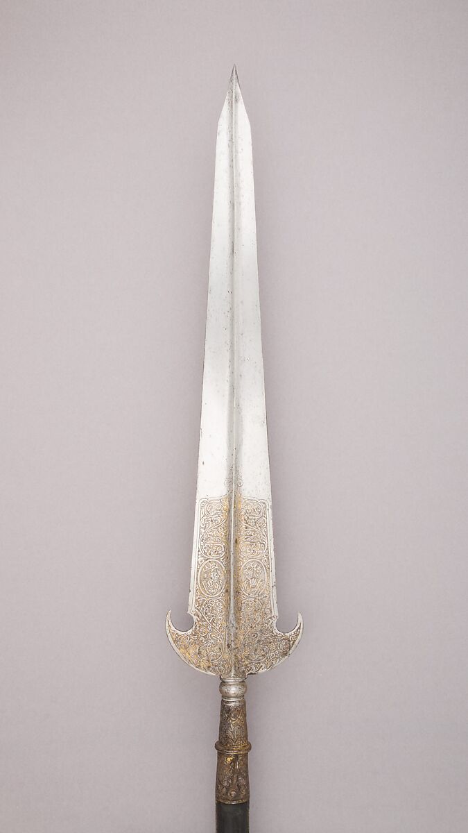 Partisan, Steel, wood, gold, French