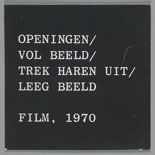 Openings, Vito Acconci (American, Bronx, New York 1940–2017 New York), Gelatin silver print