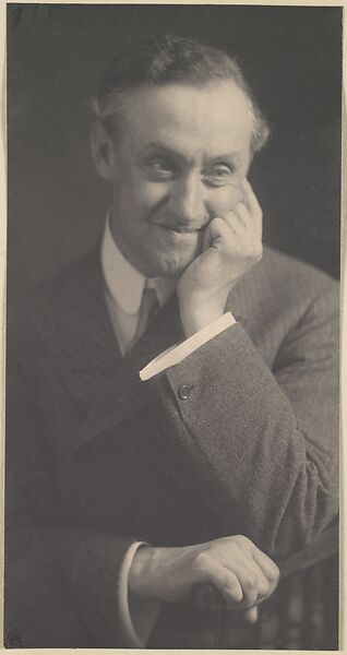 Walter Churcher, "Churcher Smileth", Frederick H. Evans (British, London 1853–1943 London), Platinum print 