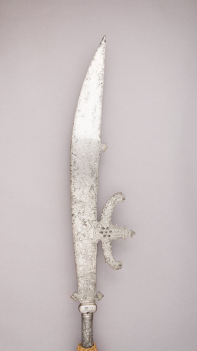 Fauchard, Steel, wood, textile, Italian, Venice