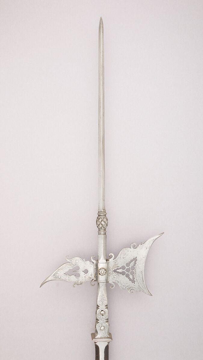 Halberd, Steel, wood, German