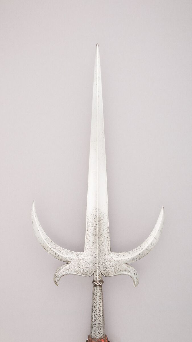 Runka, Steel, wood, leather, textile, metallic thread, Italian