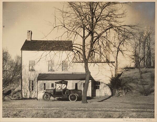 Westchester, New York, Farmhouse, Walker Evans  American, Gelatin silver print