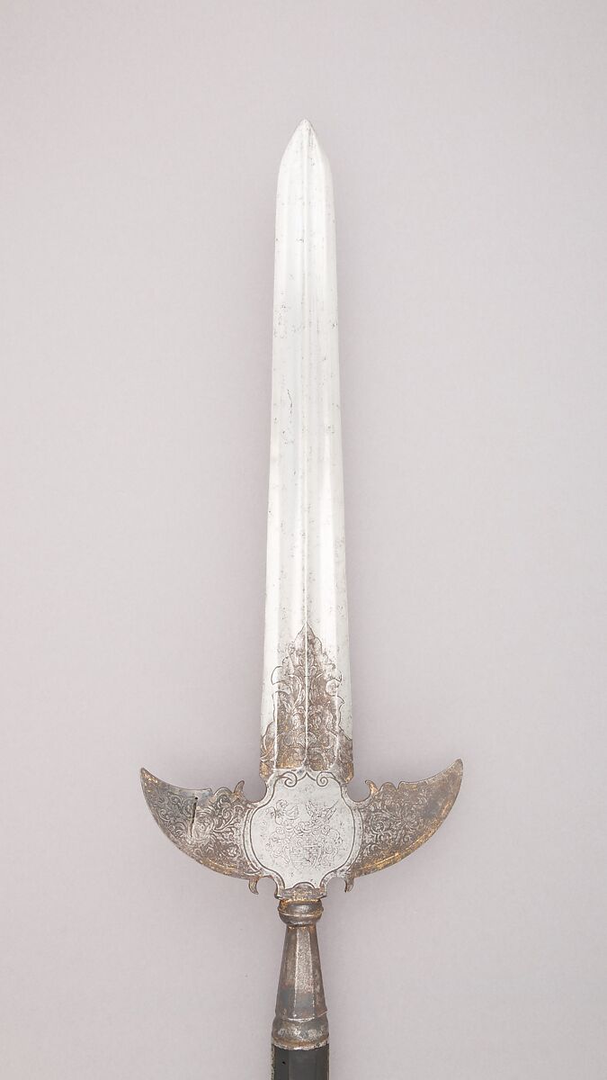 Partisan, Steel, wood, gold, Austrian