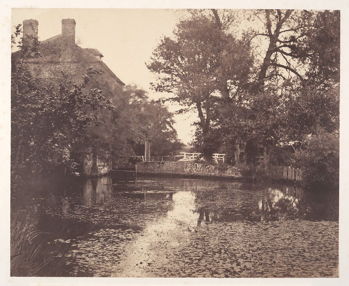Hunford Mill, Surrey, Henry White (British, Scotland 1819–1903), Albumen silver print from glass negative 