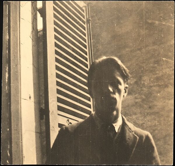 [Self-Portrait in Window, 5 rue de la Santè, Paris], Walker Evans (American, St. Louis, Missouri 1903–1975 New Haven, Connecticut), Gelatin silver print 