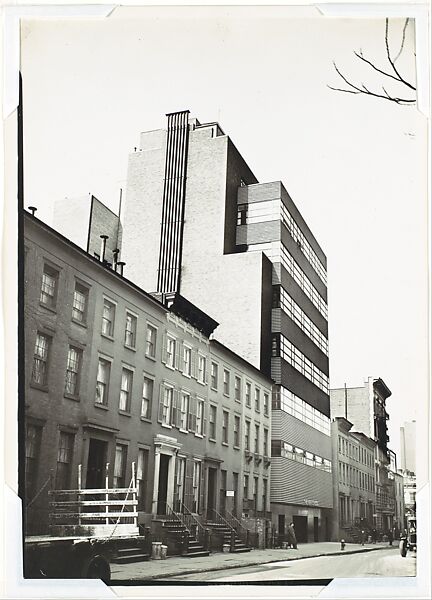 The New School for Social Research, Walker Evans (American, St. Louis, Missouri 1903–1975 New Haven, Connecticut), Gelatin silver print 