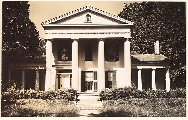 [Greek Revival House, Haydenville, Massachusetts], Walker Evans (American, St. Louis, Missouri 1903–1975 New Haven, Connecticut), Gelatin silver print 