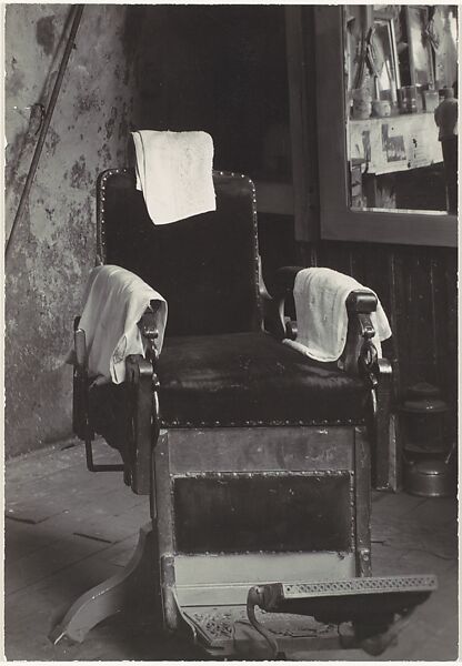 [Detail of "Negro Barber Shop Interior, Atlanta"], Walker Evans (American, St. Louis, Missouri 1903–1975 New Haven, Connecticut), Gelatin silver print 