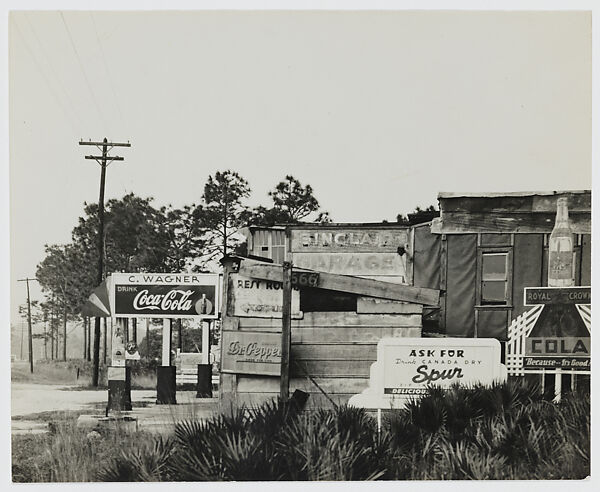 Florida Roadside, Walker Evans (American, St. Louis, Missouri 1903–1975 New Haven, Connecticut), Gelatin silver print 