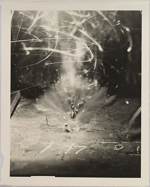Bullet Splash, Harold Edgerton (American, 1903–1990), Gelatin silver print 