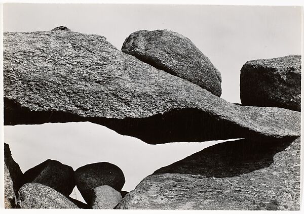 [Martha's Vineyard Wall, variant], Aaron Siskind (American, 1903–1991), Gelatin silver print 