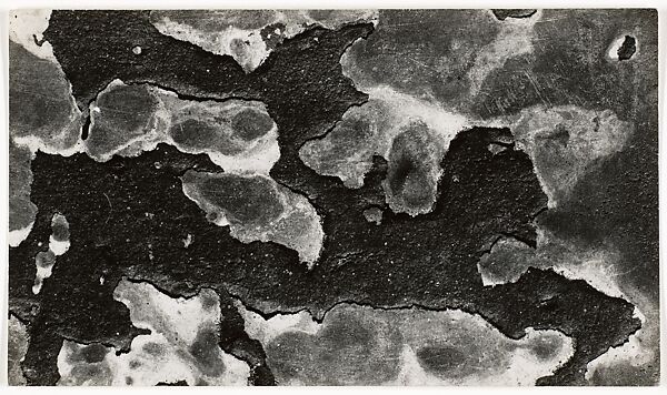 [Flaking Tar on Stained Wall, Close Up], Aaron Siskind (American, 1903–1991), Gelatin silver print 