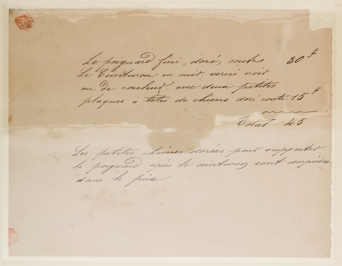 Designs for the Ornament of Swords and Firearms, Workshop of Louis-François Devisme (French, Paris, active 1833–1886), Leather, paper, pencil, ink, colored wash, French, Paris