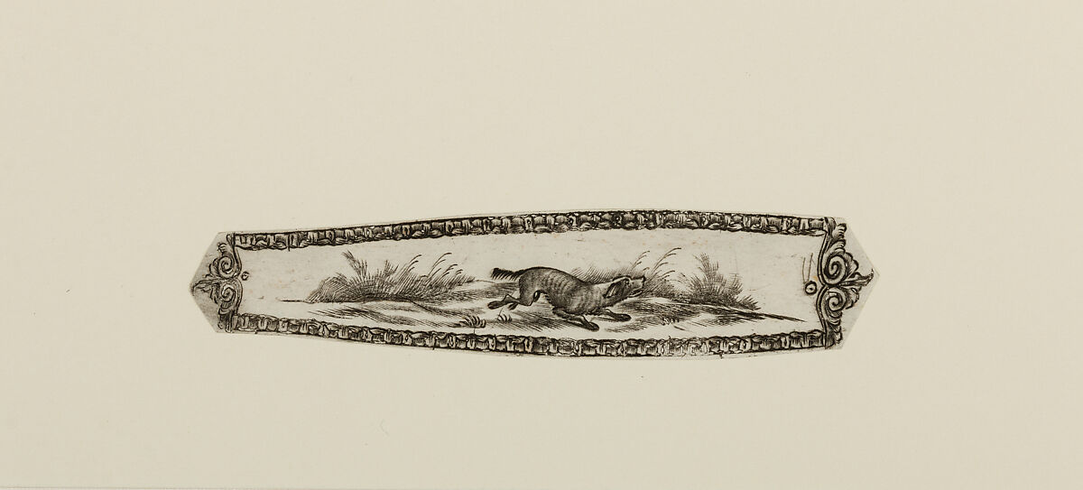 Designs for the Ornament of Swords and Firearms, Workshop of Louis-François Devisme (French, Paris, active 1833–1886), Leather, paper, pencil, ink, colored wash, French, Paris
