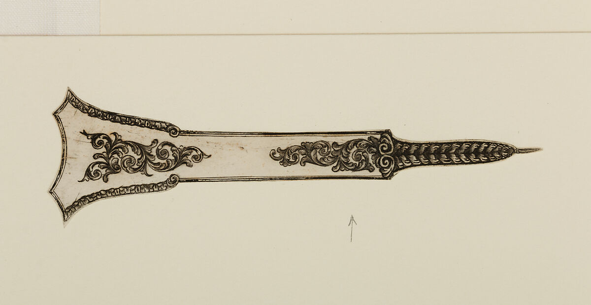 Designs for the Ornament of Swords and Firearms, Workshop of Louis-François Devisme (French, Paris, active 1833–1886), Leather, paper, pencil, ink, colored wash, French, Paris