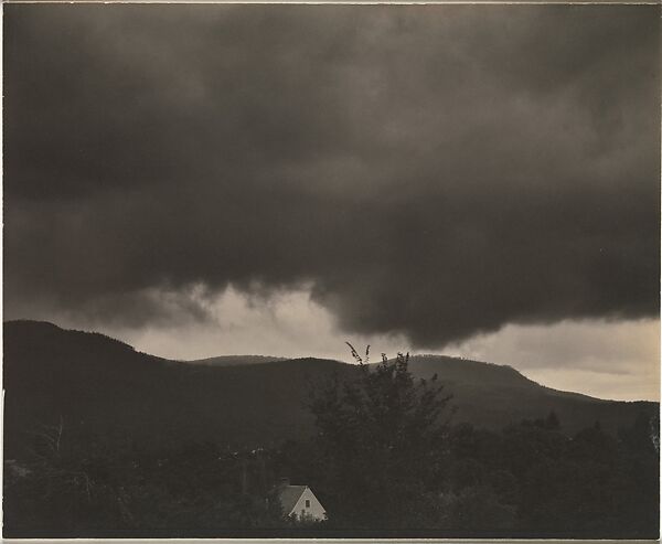 Music – A Sequence of Ten Cloud Photographs, No. 1, Alfred Stieglitz (American, Hoboken, New Jersey 1864–1946 New York), Platinum print 