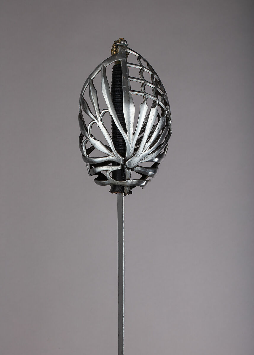 Broadsword, Steel, brass, wood, leather, Italian, Venice