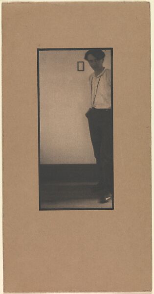 Self-Portrait, Edward J. Steichen (American (born Luxembourg), Bivange 1879–1973 West Redding, Connecticut), Platinum print 