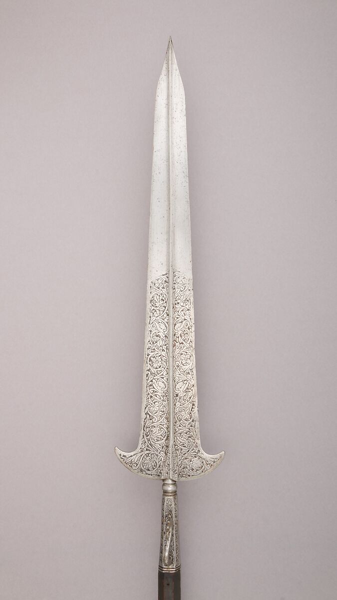 Partisan, Steel, wood, brass, Italian