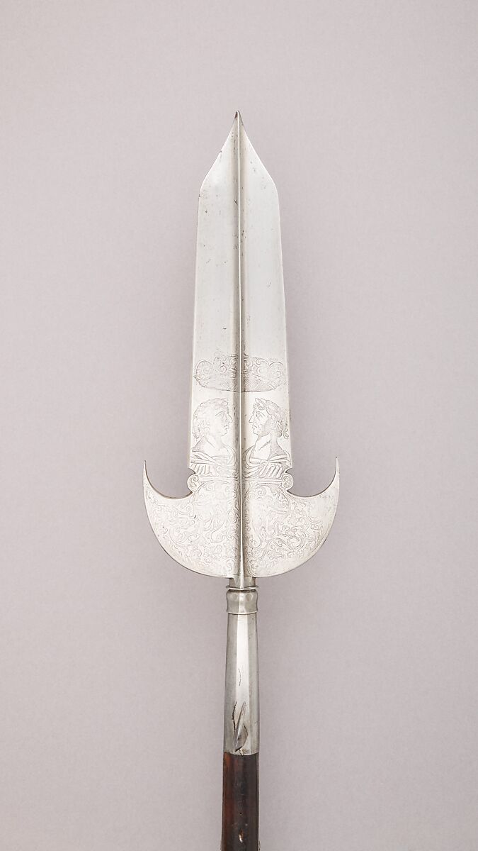 Partisan, Steel, wood, possibly French