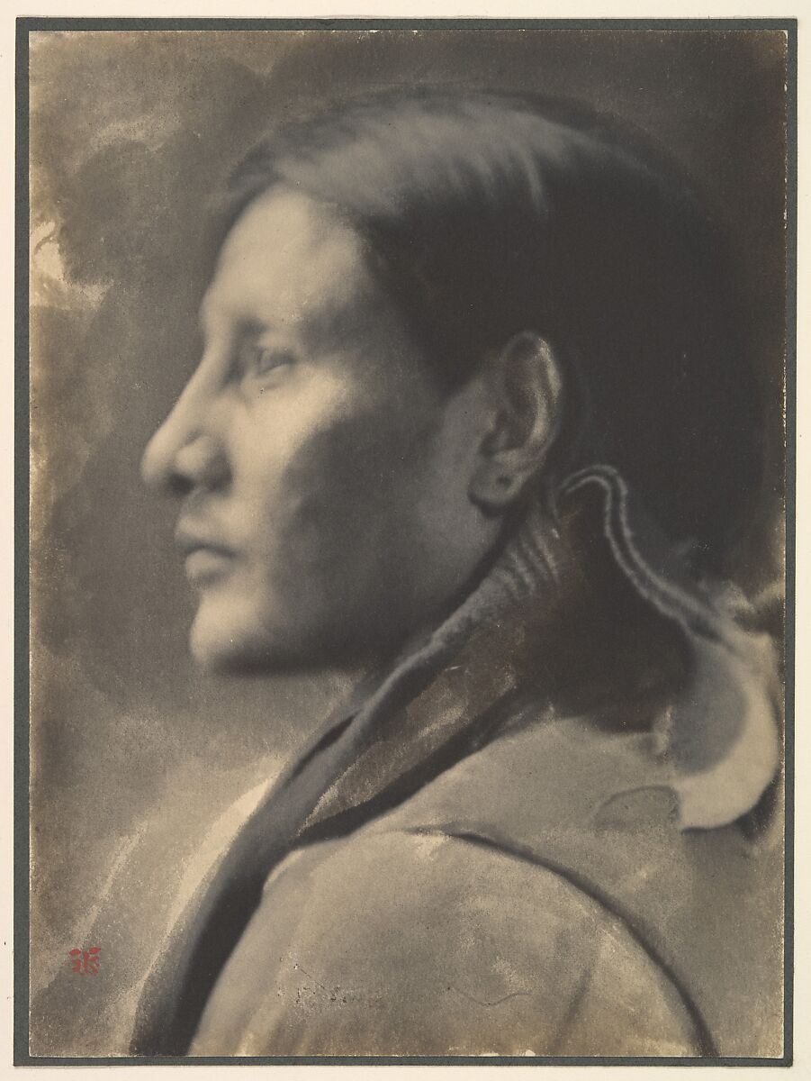 Indian Head, Joseph T. Keiley (American, 1869–1914), Platinum print 