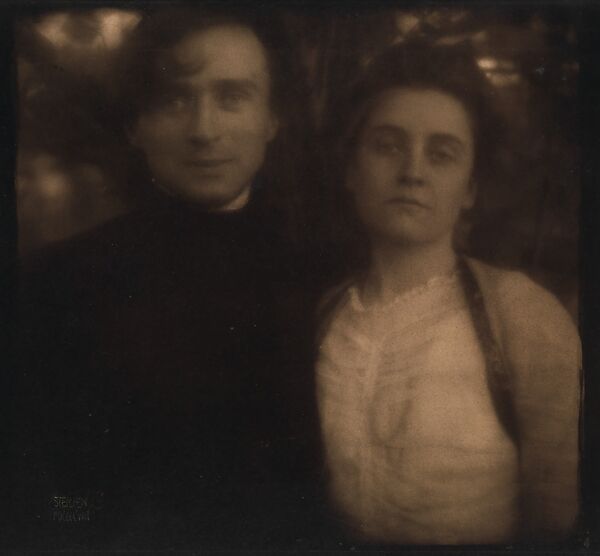 Portraits—Evening, Edward J. Steichen (American (born Luxembourg), Bivange 1879–1973 West Redding, Connecticut), Gum bichromate over silver-platinum print 