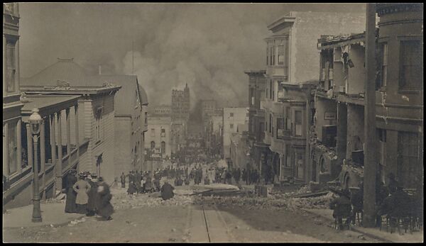 After the Earthquake, San Francisco, Arnold Genthe (American (born Germany), Berlin 1869–1942 New Milford, Connecticut), Gelatin silver print 