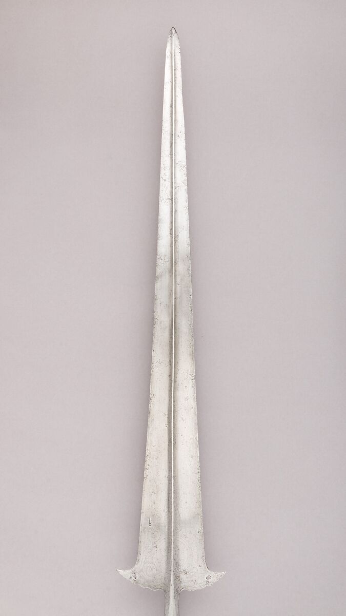 Partisan, Steel, wood, textile, Italian