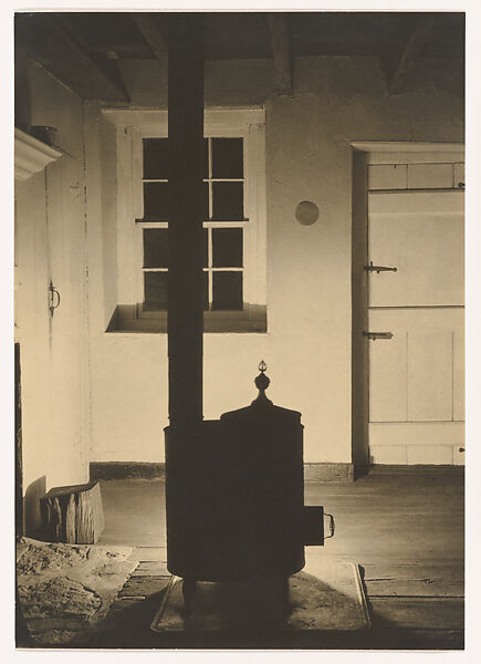 Doylestown House—The Stove, Charles Sheeler (American, Philadelphia, Pennsylvania 1883–1965 Dobbs Ferry, New York), Gelatin silver print 