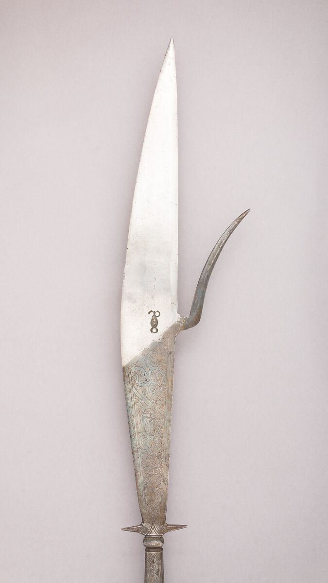 Fauchard, Steel, wood, gold, Italian, Venice