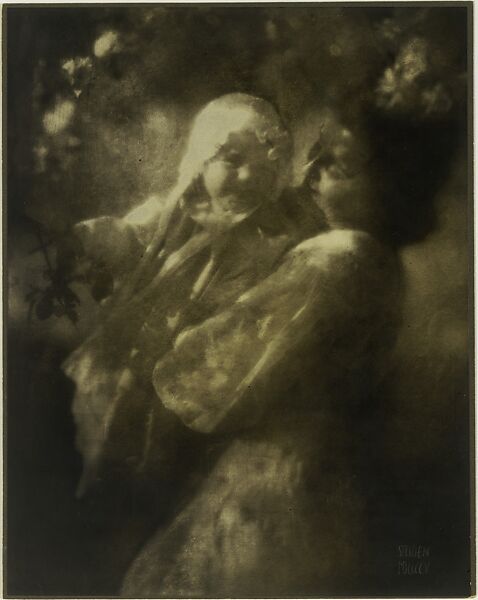 Mary and Her Mother, Long Island, Edward J. Steichen (American (born Luxembourg), Bivange 1879–1973 West Redding, Connecticut), Direct carbon print 