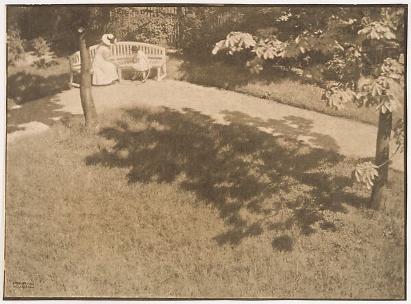 Mein Garten, Heinrich Kühn (Austrian (born Germany), Dresden 1866–1944 Birgitz), Gum bichromate over platinum print 