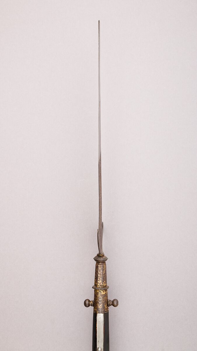 Partisan, Steel, wood (ash), gold, French