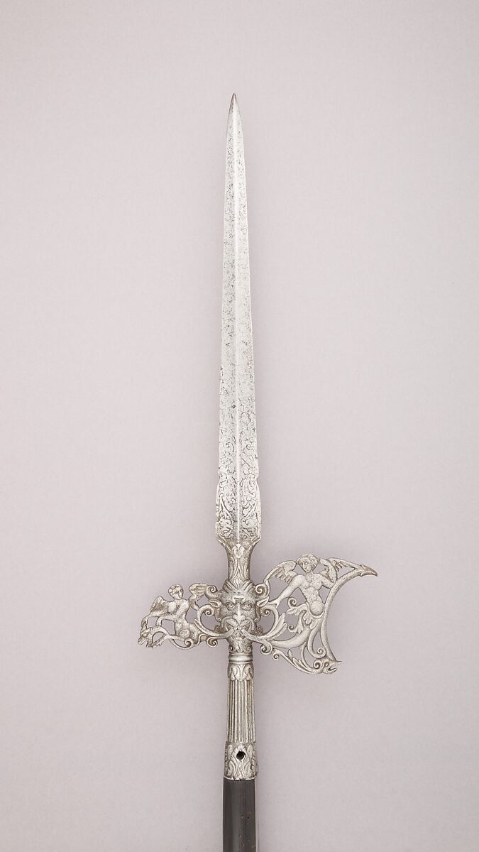 Halberd, Steel, wood, Italian