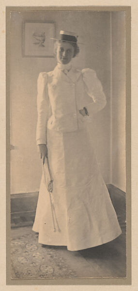 Mrs. H, Clarence H. White (American, 1871–1925), Platinum print 