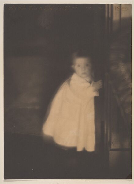 Baby Monsarrat, Clarence H. White (American, 1871–1925), Platinum print 