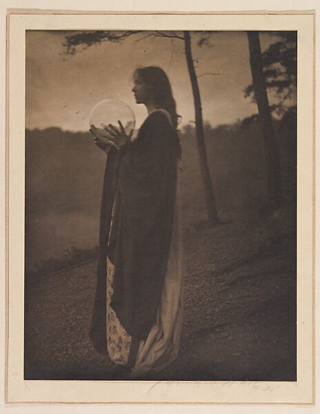 The Watcher, Clarence H. White (American, 1871–1925), Platinum print 