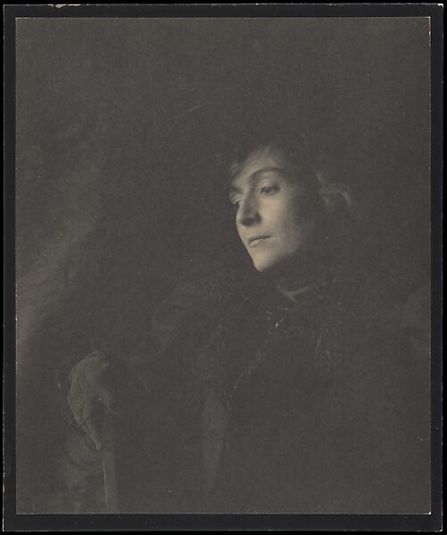 [Mrs. James Brown Potter or Mrs. Potter Palmer], F. Holland Day (American, Norwood, Massachusetts 1864–1933 Norwood, Massachusetts), Platinum print 