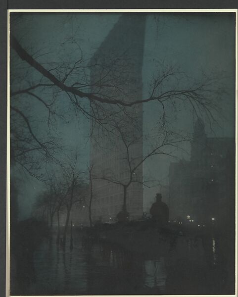 The Flatiron, Edward J. Steichen (American (born Luxembourg), Bivange 1879–1973 West Redding, Connecticut), Gum bichromate over platinum print